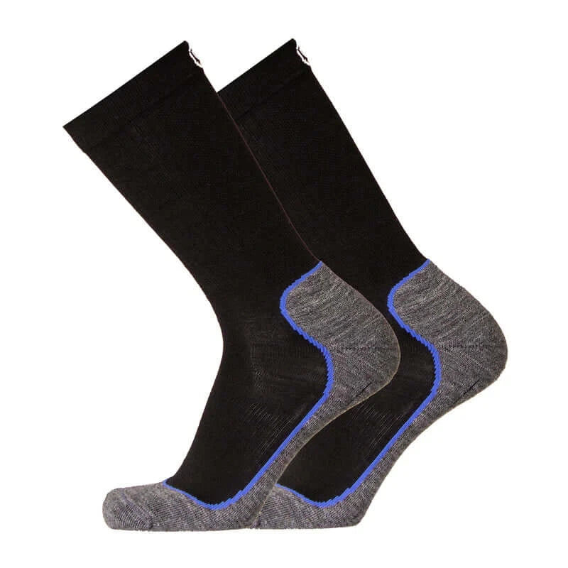 Hiking Socks UphillSport Repo 4-layer Merino Wool With Drytech Hiking Side Black Grey