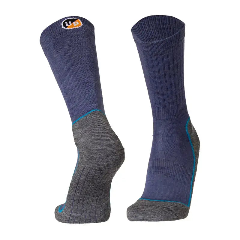 Hiking Socks UphillSport Repo 4-layer Merino Wool With Drytech Hiking Socks Front Blue Grey