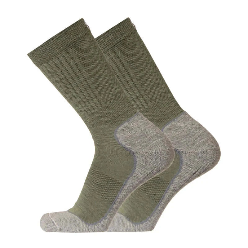 Hiking Socks UphillSport Repo 4-layer Merino Wool With Drytech Hiking Socks Side Green Grey