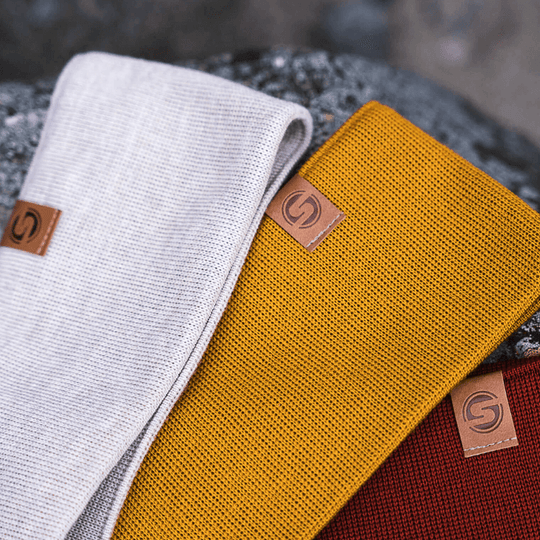 Headband SuperYellow Saame Merino Wool Headbands