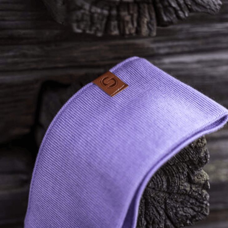 Headband SuperYellow Saame Merino Wool Headband Lavender