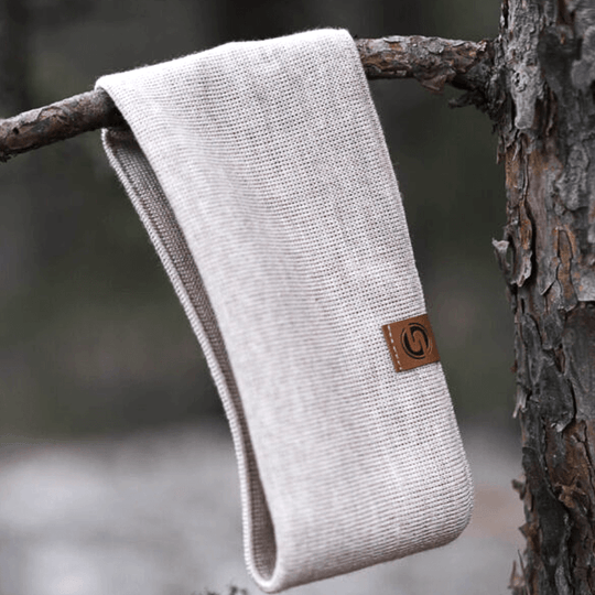 Headband SuperYellow Saame Merino Wool Headband Vanilla