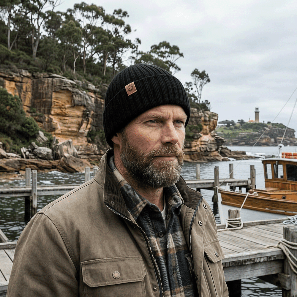 Beanie I Sailor Style Wool Beanie I SuperYellow