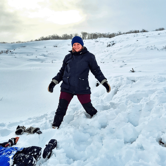 Sailor Beanie SuperYellow Merino Wool Sailor Beanie Dark Blue