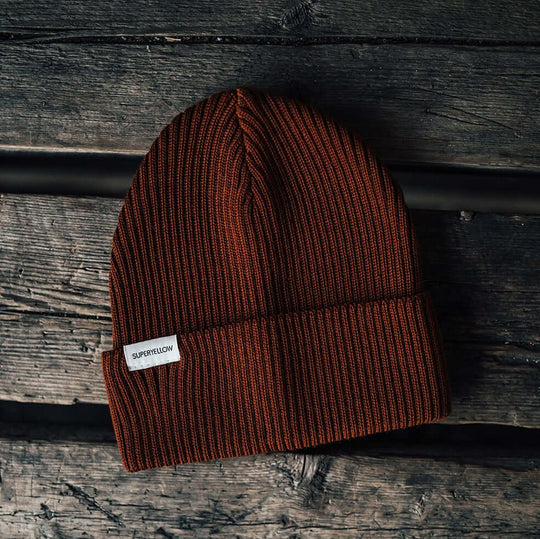 Beanie SuperYellow Skogen Lyocell &amp; Merino Wool Beanie