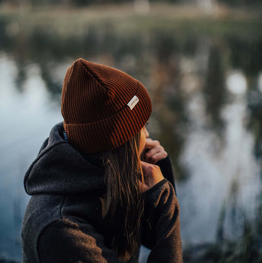 Beanie SuperYellow Skogen Lyocell &amp; Merino Wool Beanie