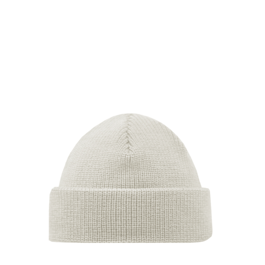 Fisherman Beanie SuperYellow Merino Wool Fisherman Beanie Off White