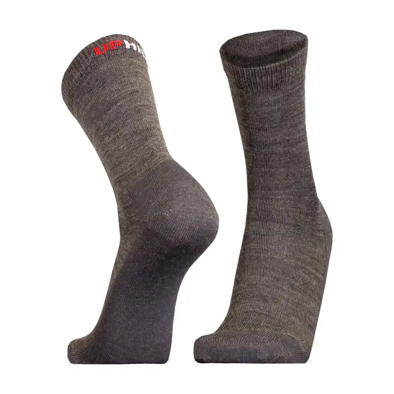Hiking Socks UphillSport Teijo Merino Wool Liner Hiking Socks Front Grey