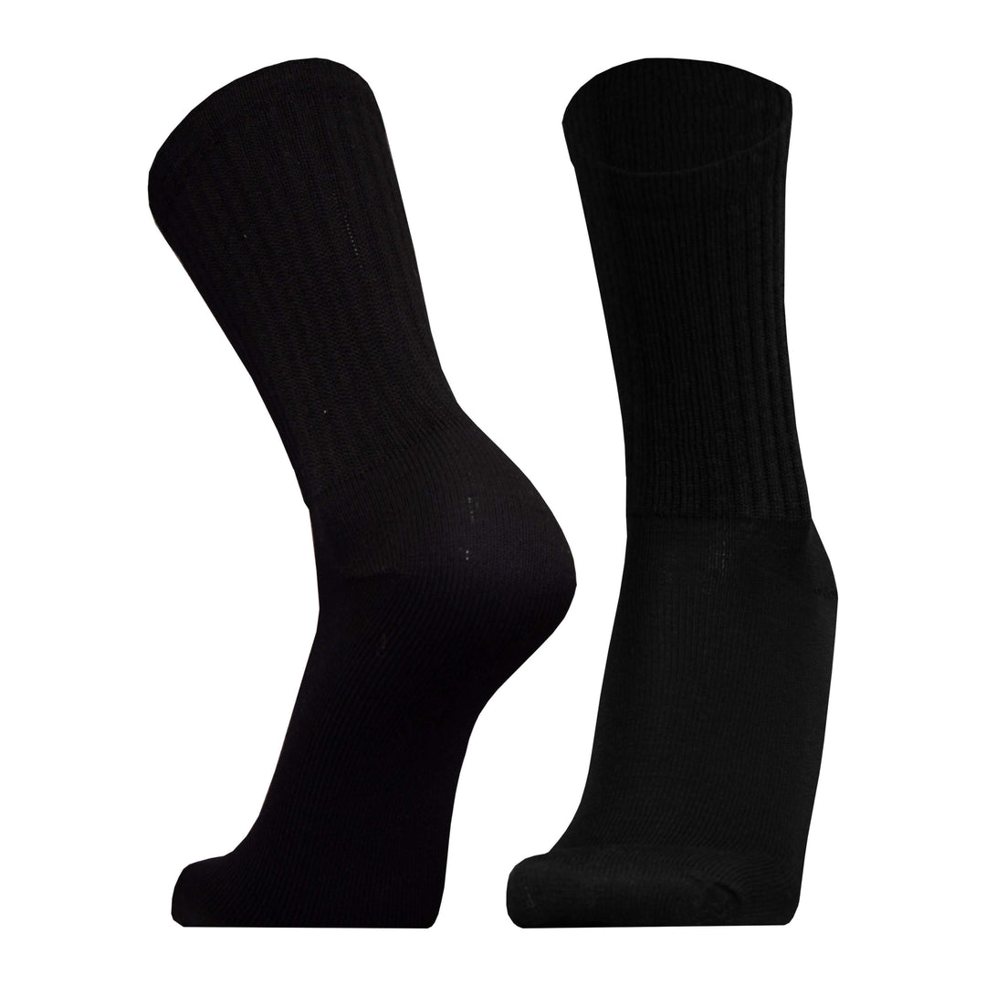 Running Socks UphillSport Merino Wool Lifestyle Seamless Running Socks Front Black