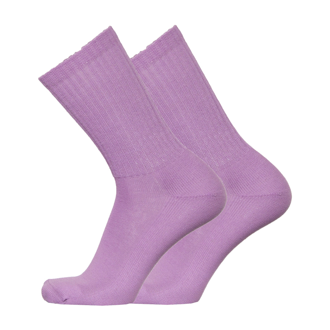 Running Socks UphillSport Merino Wool Lifestyle Seamless Running Socks Side Lavender