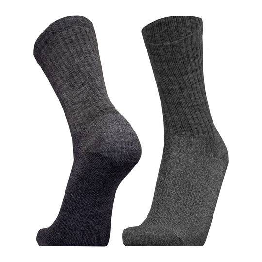 Running Socks UphillSport Merino Wool Lifestyle Seamless Running Socks Side Mid Grey