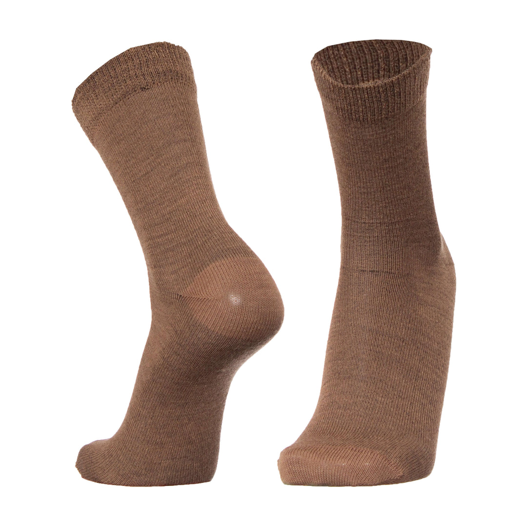 Casual Socks UphillSport Merino Light Casual Socks Front Toffee