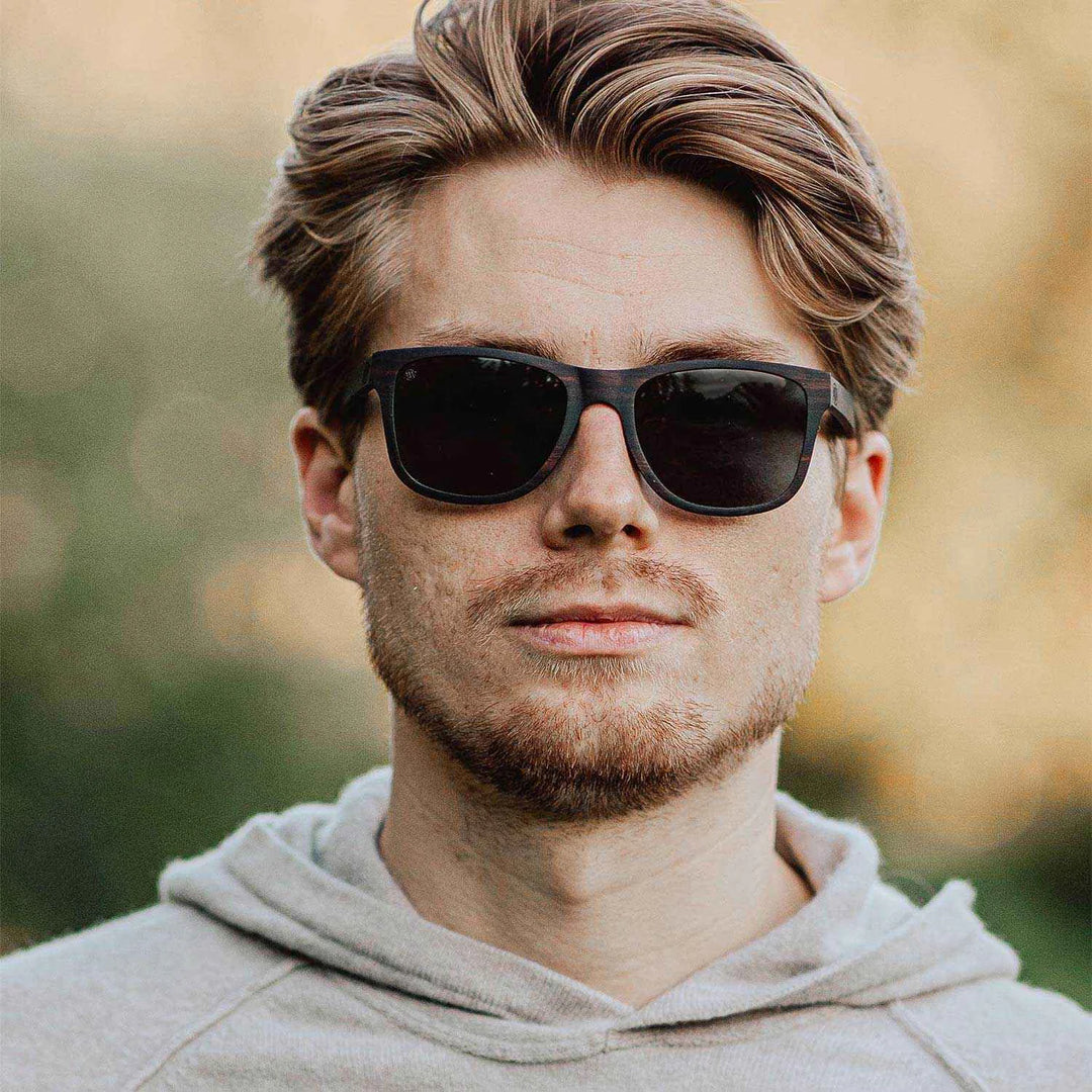 Blues Ebony Wooden Sunglasses | Timeless Style