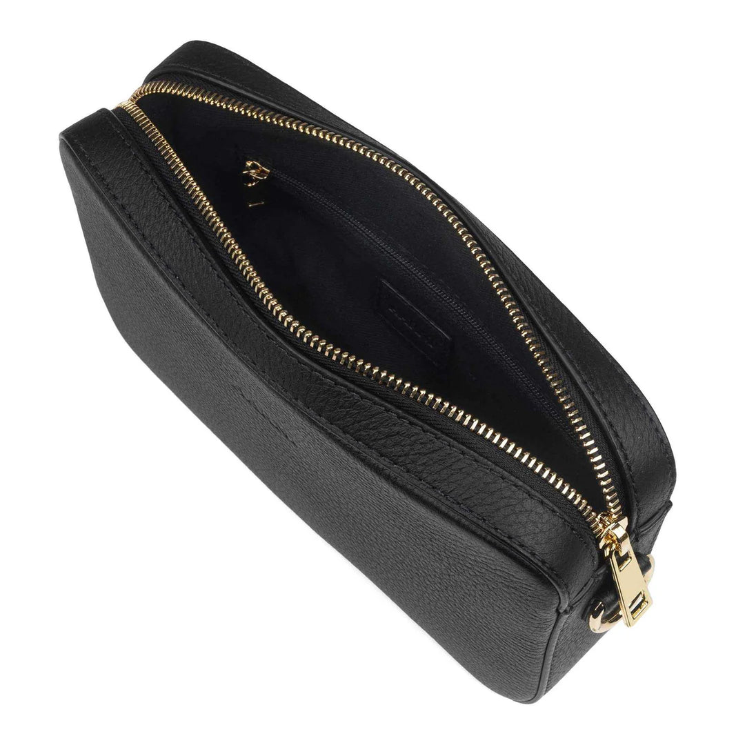 Elk Leather Crossbody Bag Black | Aarni – Durable, Stylish & Sustainable