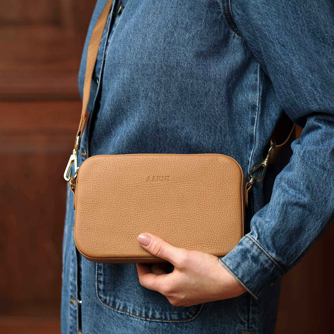 Elk Leather Crossbody Bag | Aarni – Durable, Stylish & Sustainable