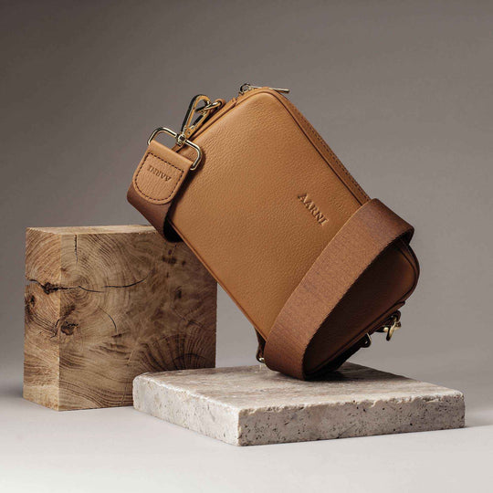 Elk Leather Crossbody Bag | Aarni – Durable, Stylish & Sustainable